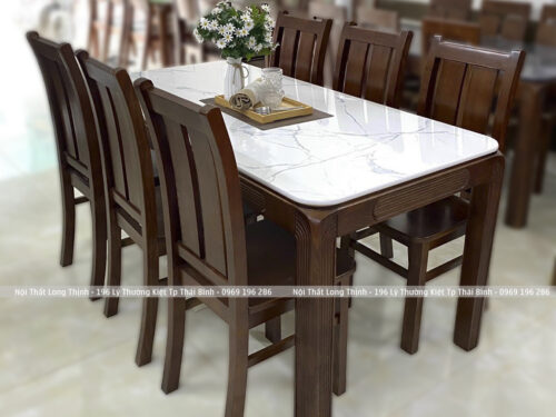 Bàn ăn Gỗ Sồi